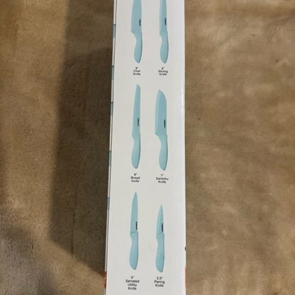 CUISINART ADVANTAGE 12 PC CERAMIC-COATED KNIFE SET – BLUE - Picture 4 of 4